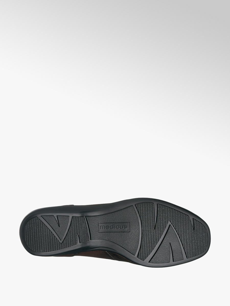 Damen Leder Komfort Slipper, Weite: G von Medicus in Medicus Pantoffeln nur 8,45 € statt 16,90 € Deichmann